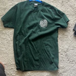 santa cruz basic t shirt dark green